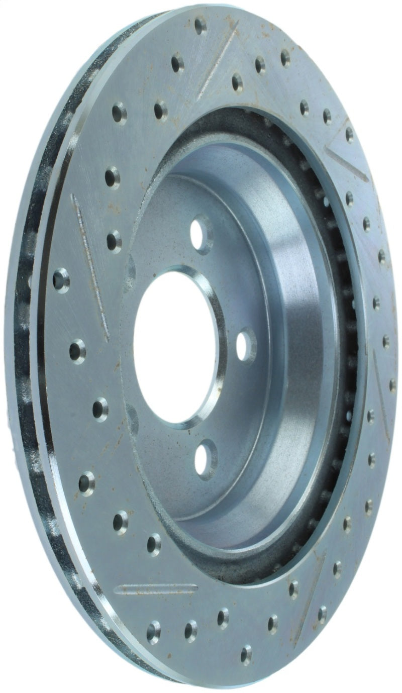 StopTech Select Sport 94-04 Ford Mustang Slotted and Drilled Left Rear Rotor 227.61046L