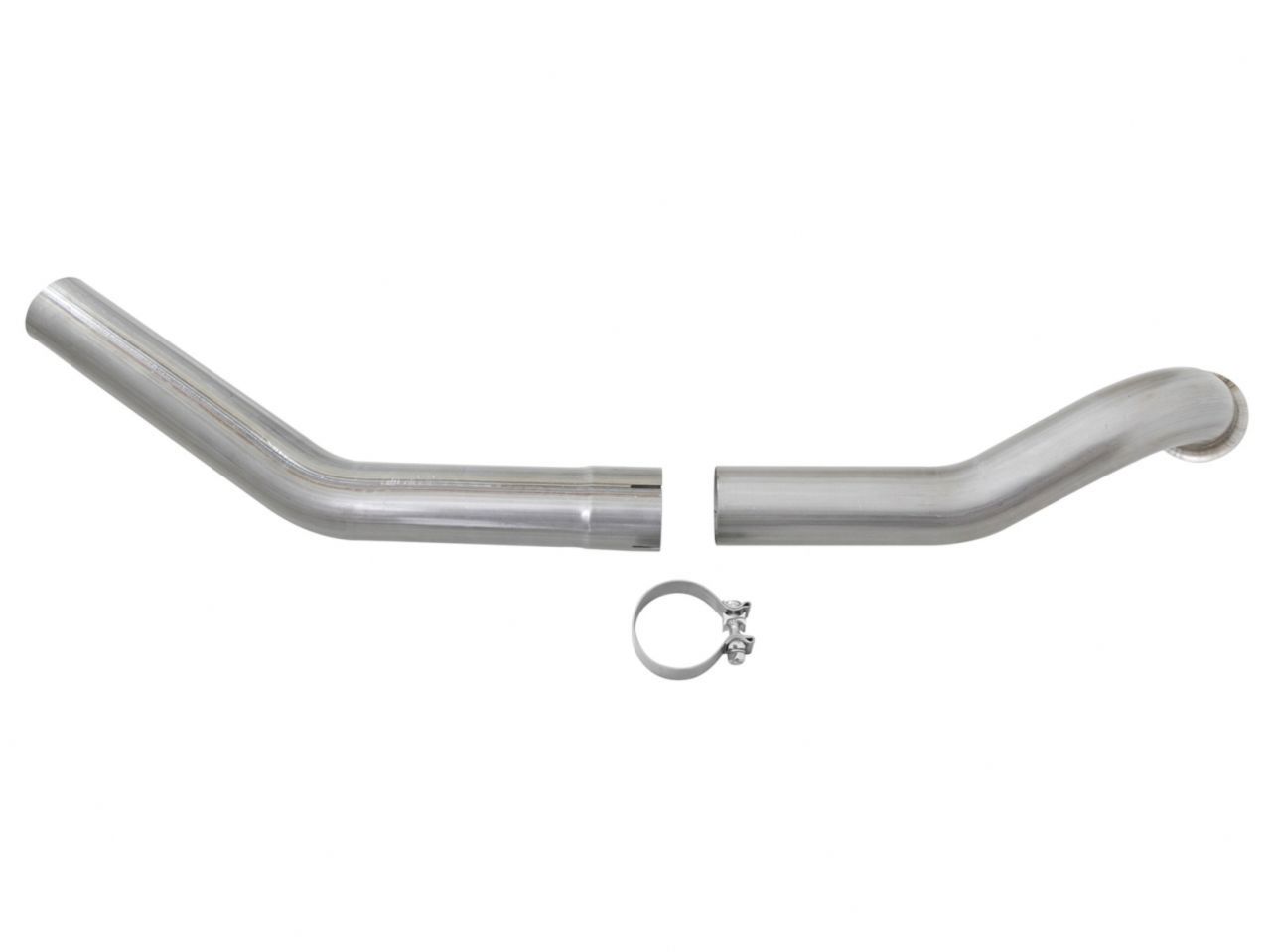 aFe ATLAS 4in Steel Down-Pipe Ford Diesel Trucks 94-97 V8-7.3L (td)