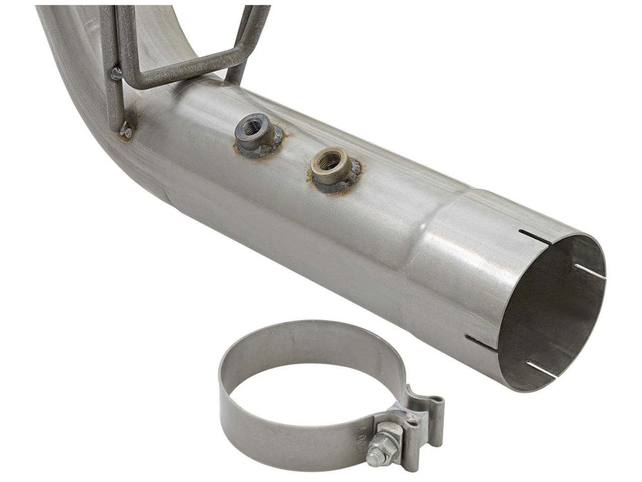 aFe ATLAS 4in Aluminized Steel DPF-Back Exhaust System w/Dual Rear Exit