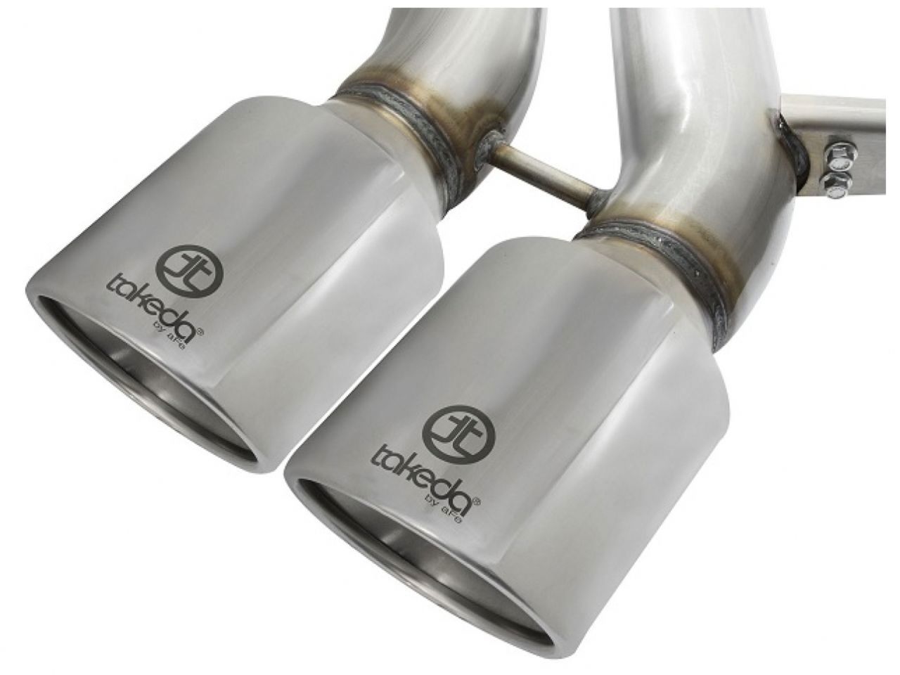 aFe Takeda 3in 304 Stainless Steel Cat-Back Exhaust System w/Polished Tip