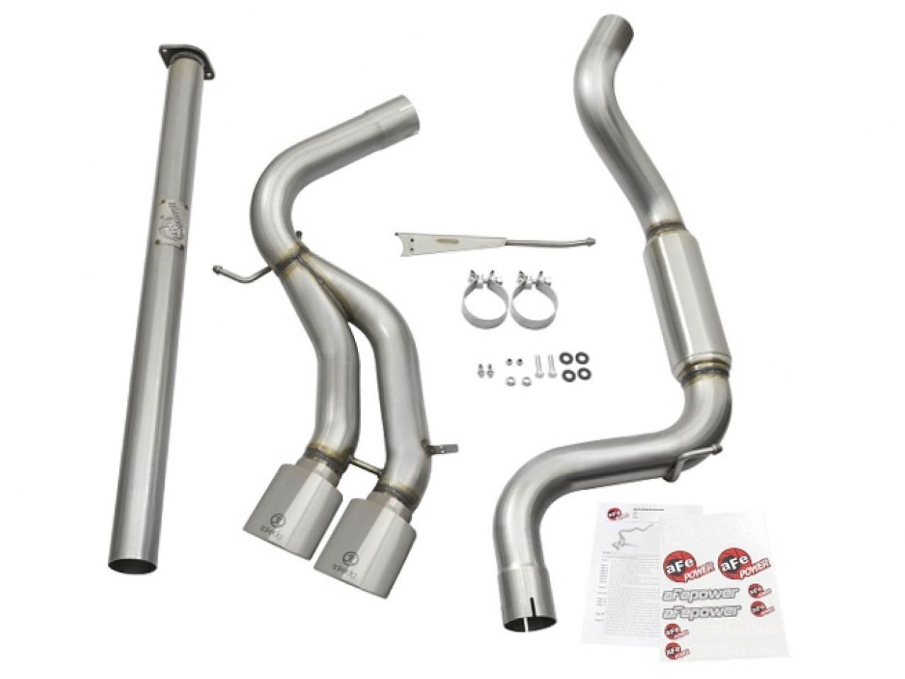 aFe Takeda 3in 304 Stainless Steel Cat-Back Exhaust System w/Polished Tip