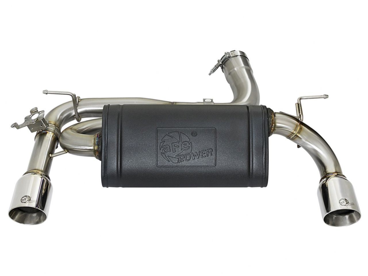 aFe MACH Force-Xp Axle-Back Stainless Steel Exhaust System w/Polished Tips