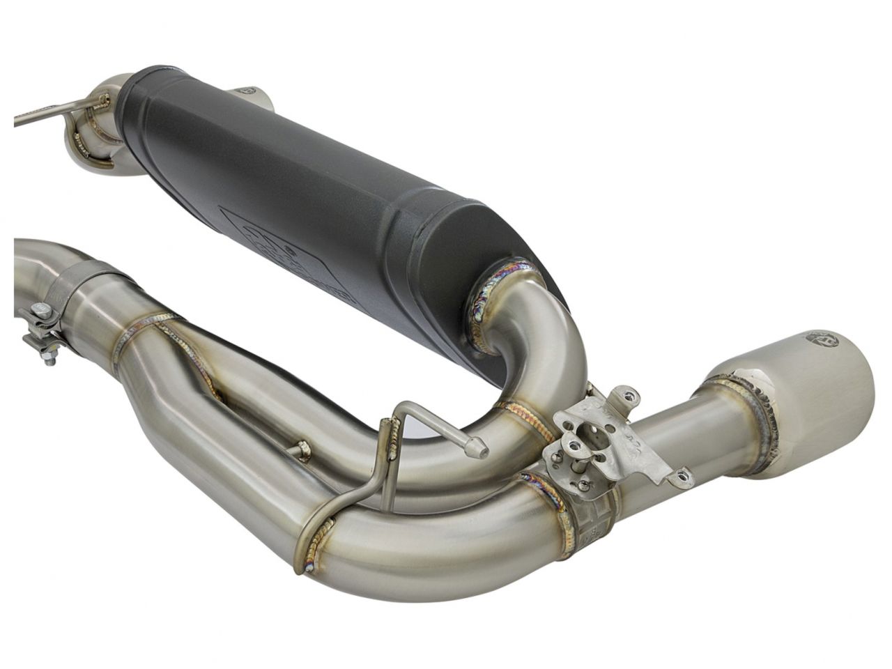 aFe MACH Force-Xp Axle-Back Stainless Steel Exhaust System w/Polished Tips