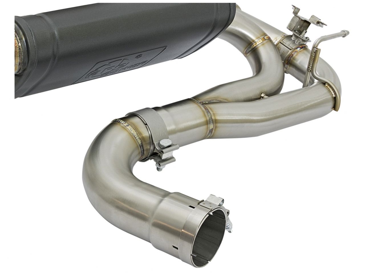 aFe MACH Force-Xp Axle-Back Stainless Steel Exhaust System w/Polished Tips