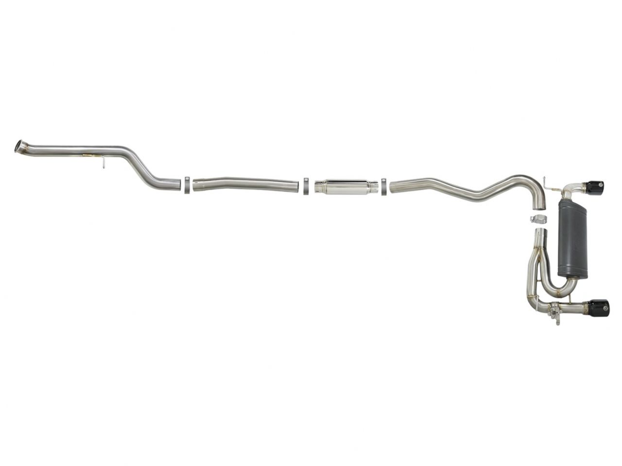 aFe Cat-Back Exhaust System w/Black Tips MACH Force-Xp 304 Stainless Steel