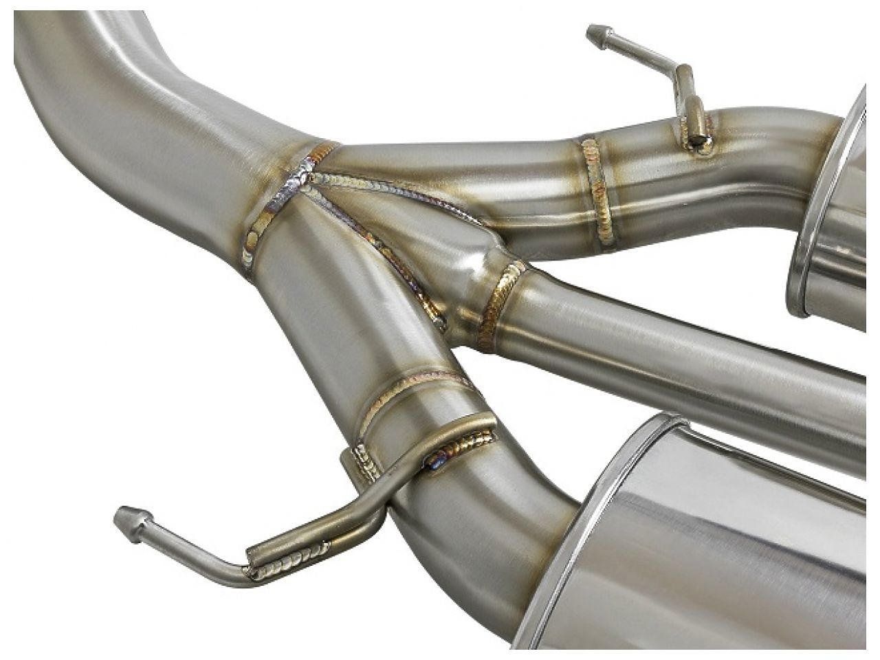 aFe Takeda 3in 304 Stainless Steel Cat-Back Exhaust System w/ Carbon Fiber