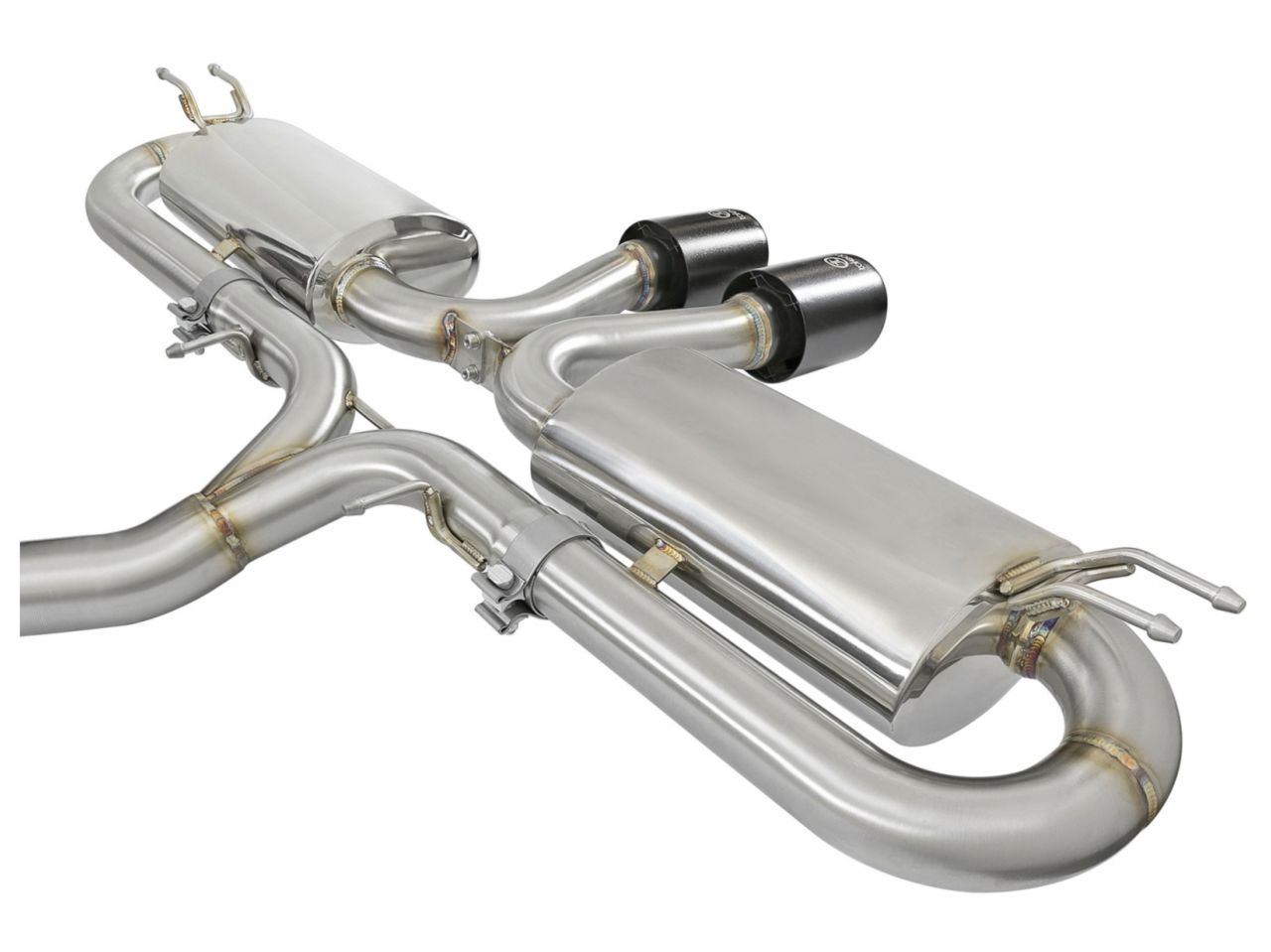 aFe Cat-Back Exhaust System w/ Dual Center, Takeda 3in 304 Stainless Steel