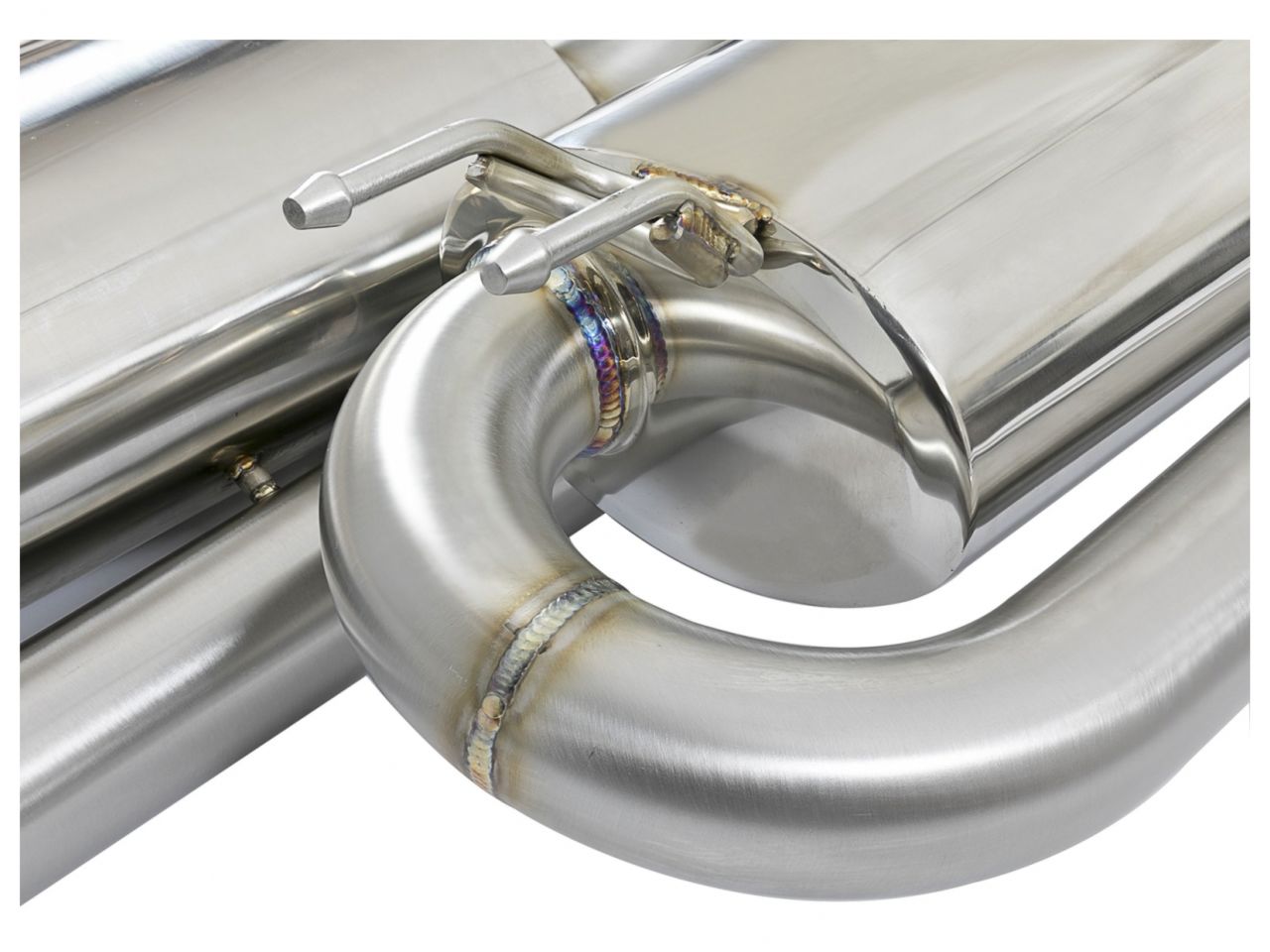 aFe Cat-Back Exhaust System w/ Dual Center, Takeda 3in 304 Stainless Steel