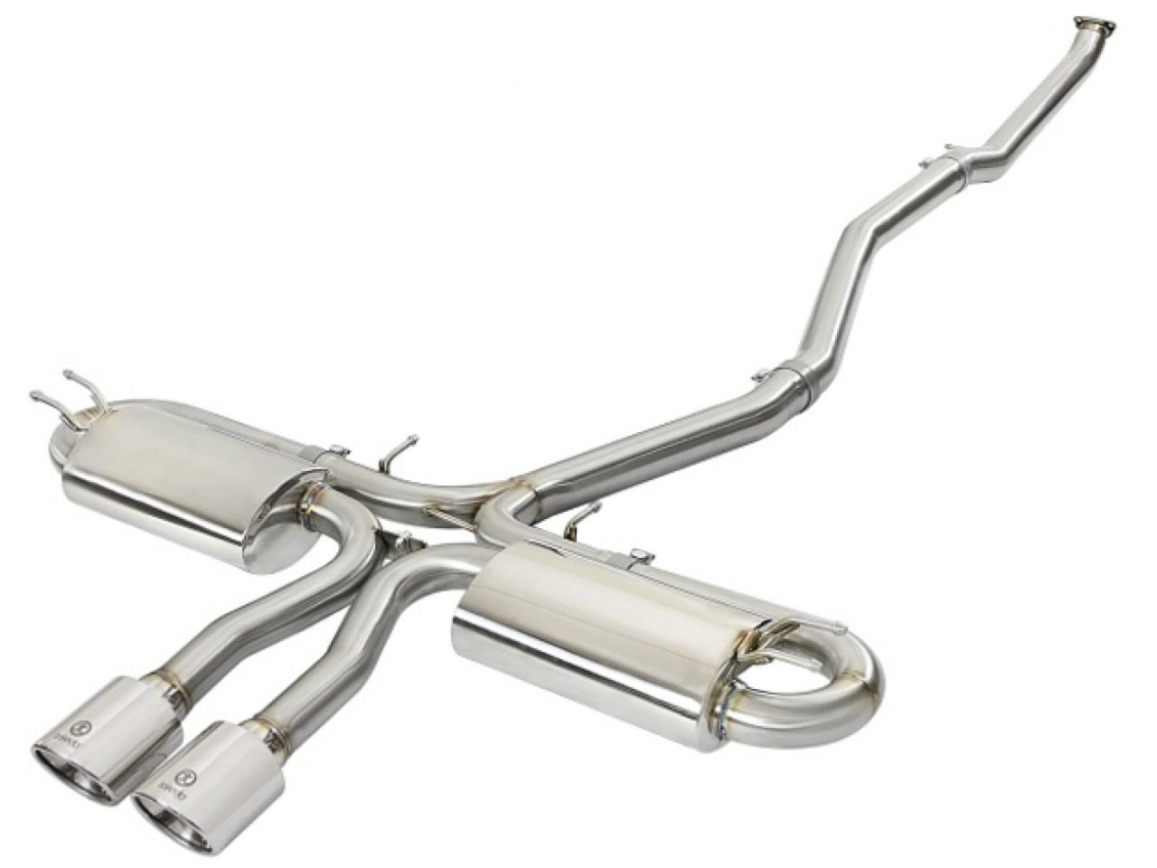 aFe Polished Takeda 3" Cat-Back Exhaust 17-18 Honda Civic Si I4 1.5L (T)