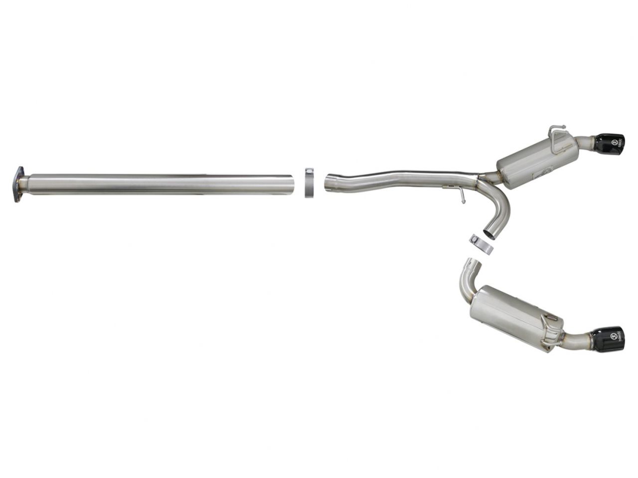 aFe Takeda 3 IN To 2-1/2 IN 304 Stainless Steel Cat-Back Exhaust System