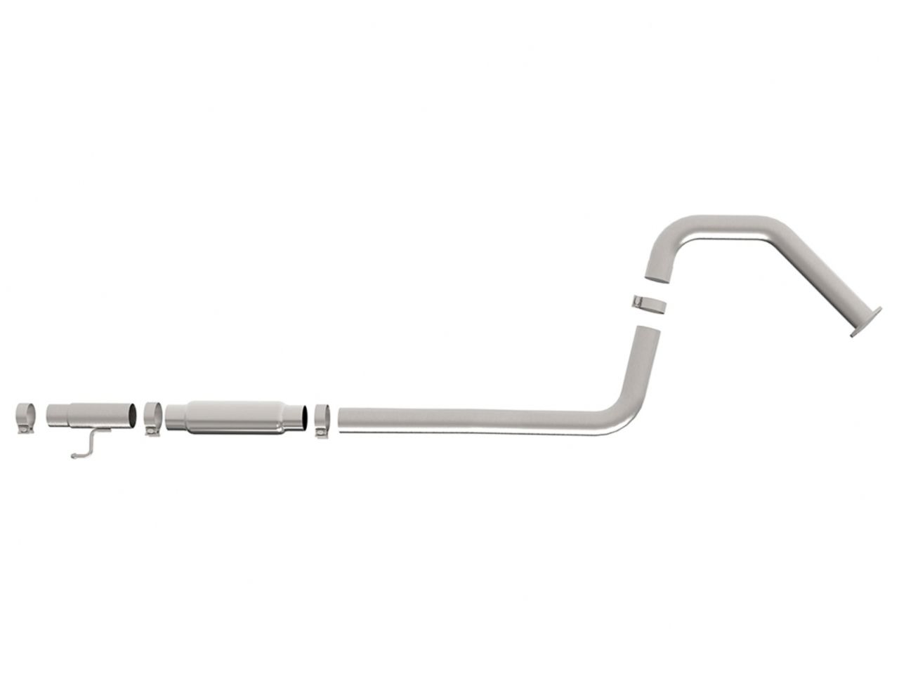 aFe Mid-Pipe - Takeda 3in 304 Stainless Steel for Hyundai Elantra GT Sport