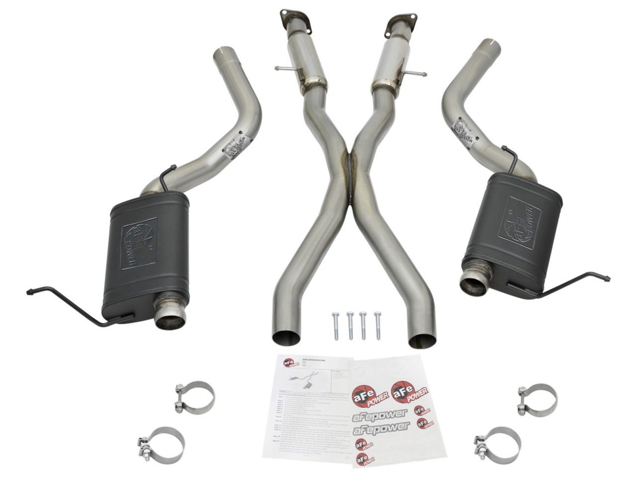 aFe MACH Force-Xp 3in 304 Stainless Steel Cat-Back Exhaust System