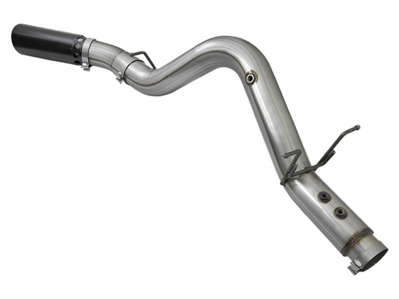 aFe Large Bore-HD 4" DPF-Back Exhaust 2017 GM Diesel Trucks V8 6.6L