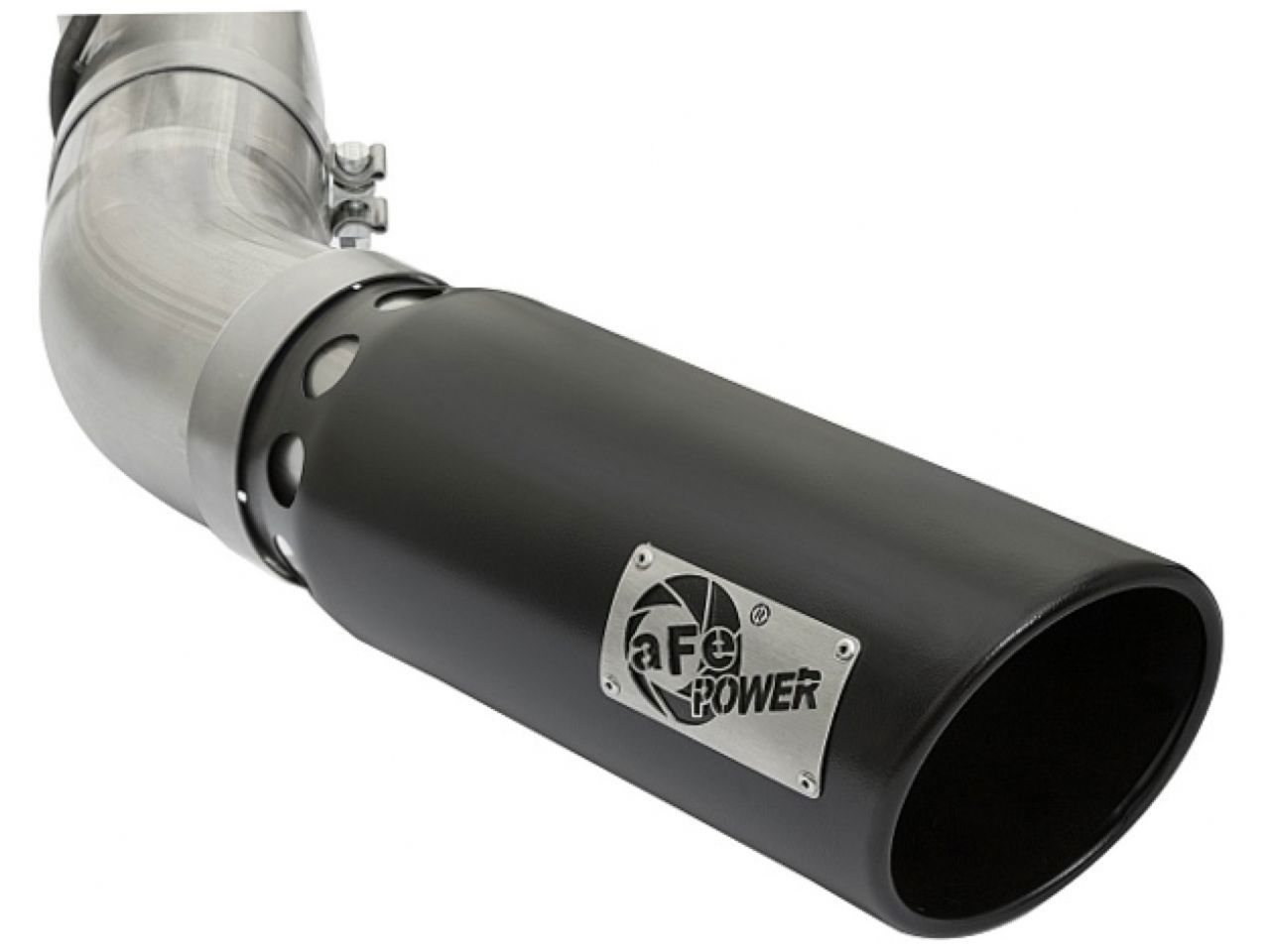 aFe Large Bore-HD 4" DPF-Back Exhaust 2017 GM Diesel Trucks V8 6.6L