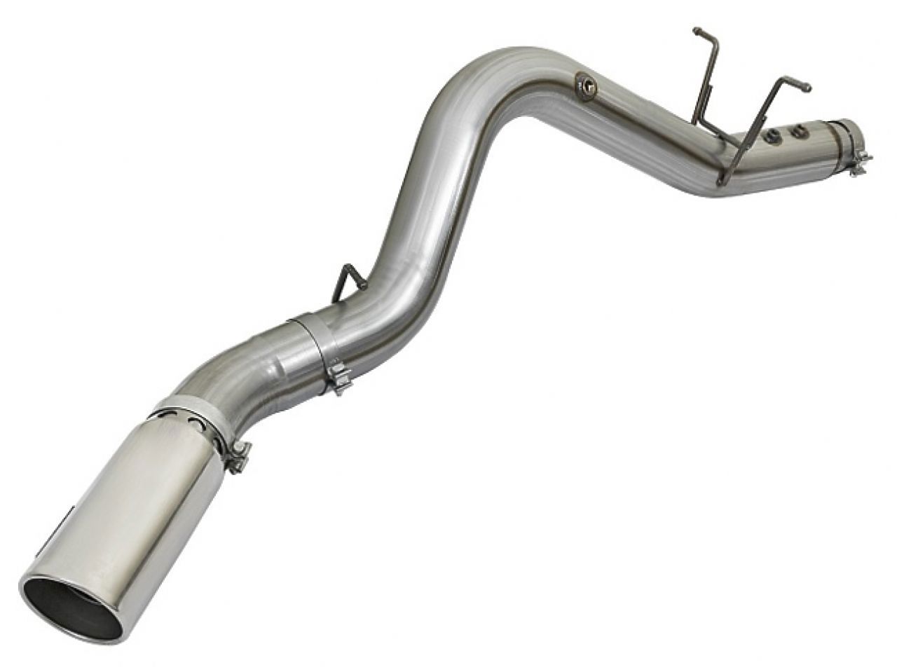 aFe Large Bore-HD 4in 409 Stainless Steel DPF-Back Exhaust System