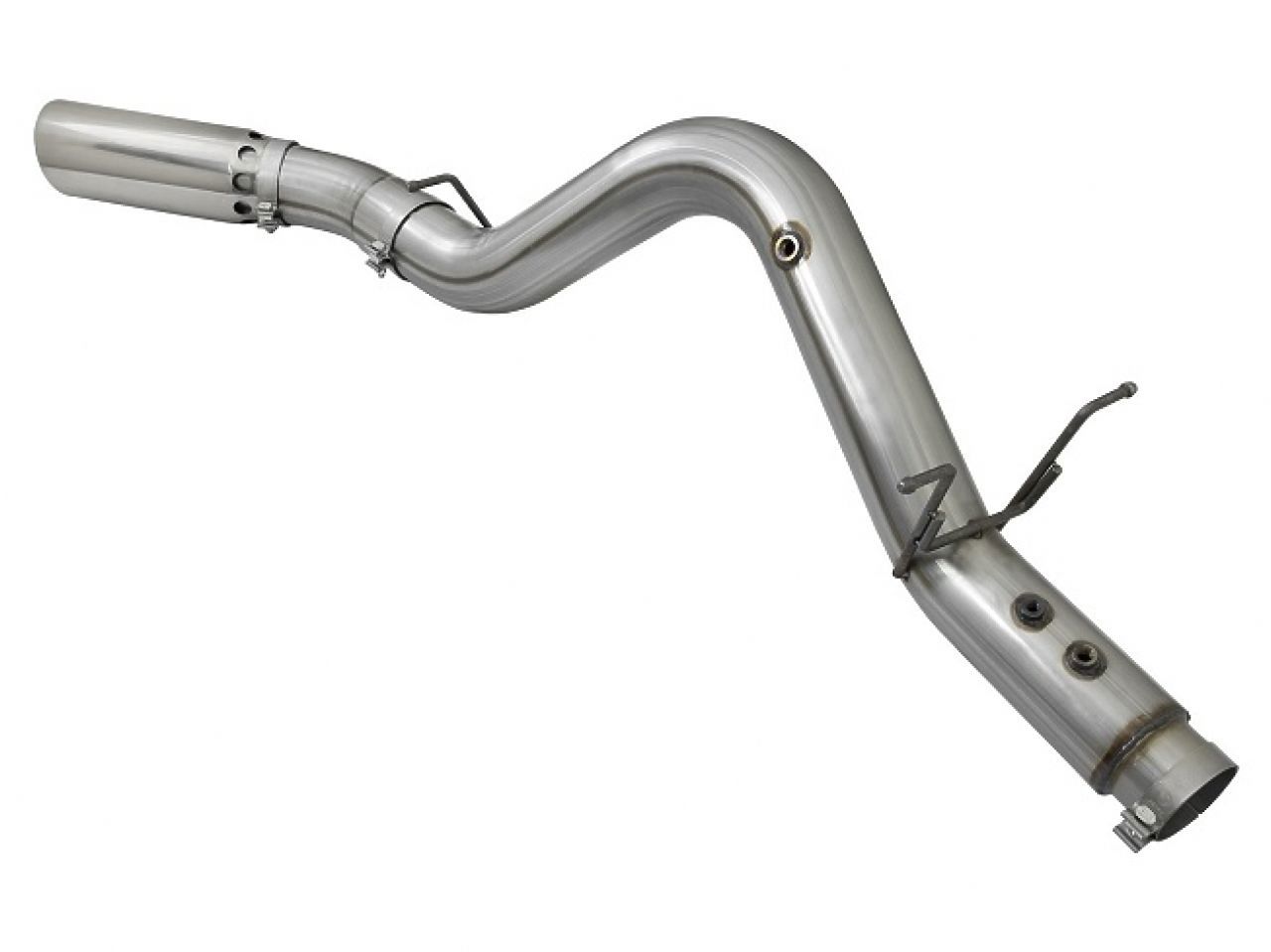 aFe Large Bore-HD 4in 409 Stainless Steel DPF-Back Exhaust System