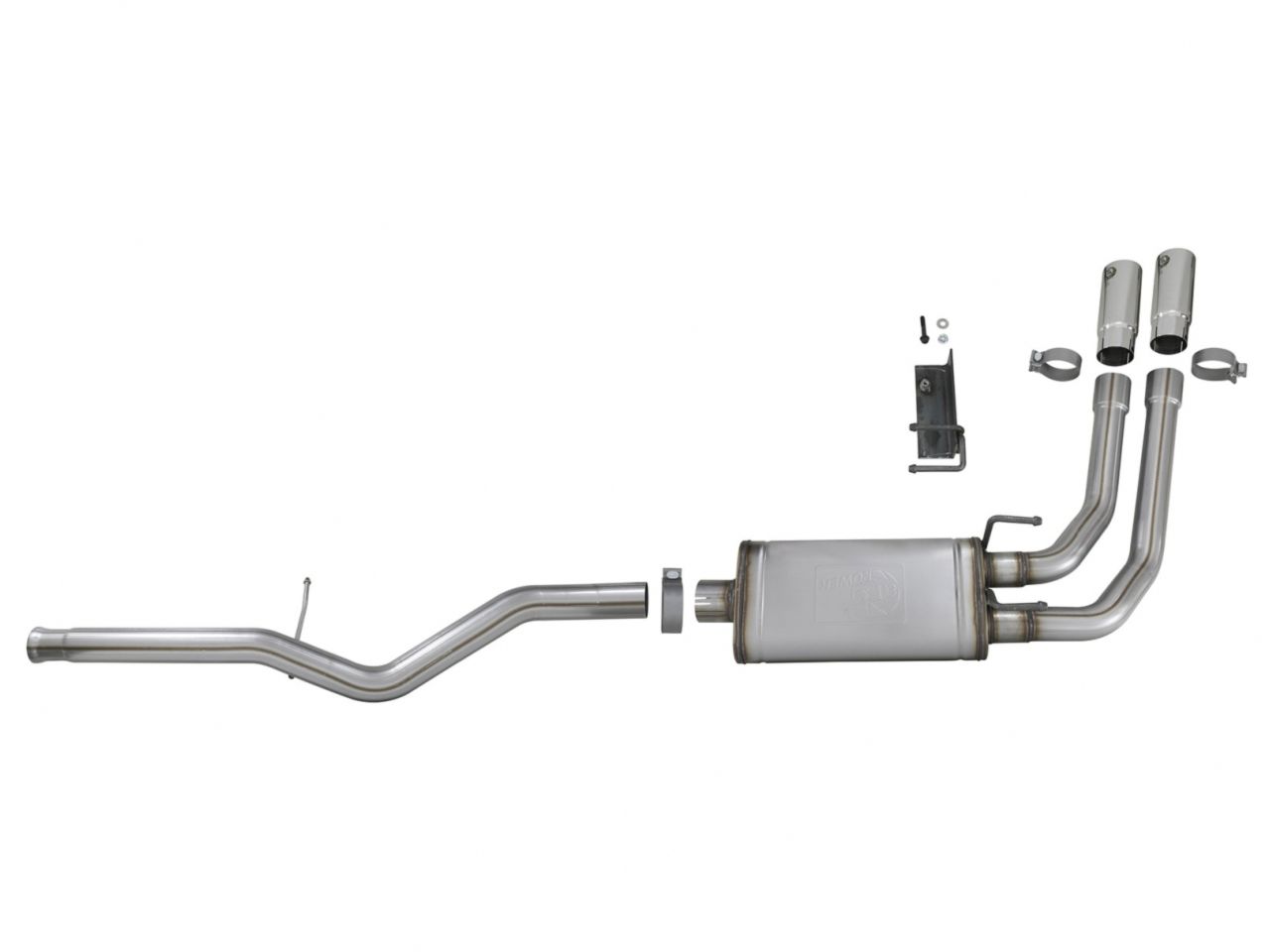 aFe Cat-Back Exhaust, Rebel Series 3in to 2-1/2in 409 Stainless Steel