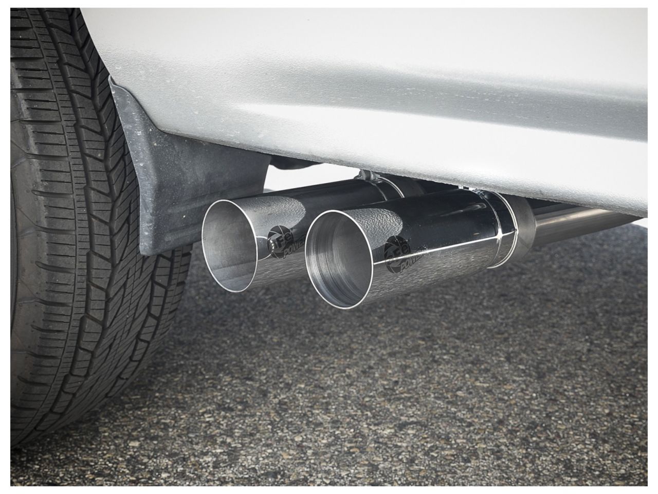 aFe Cat-Back Exhaust, Rebel Series 3in to 2-1/2in 409 Stainless Steel