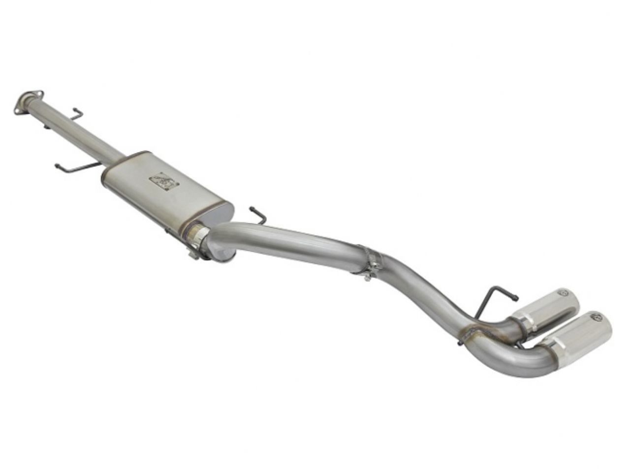 aFe Rebel Series Cat-Back Exhaust System w/ Mid-Side Exit Polished Tips