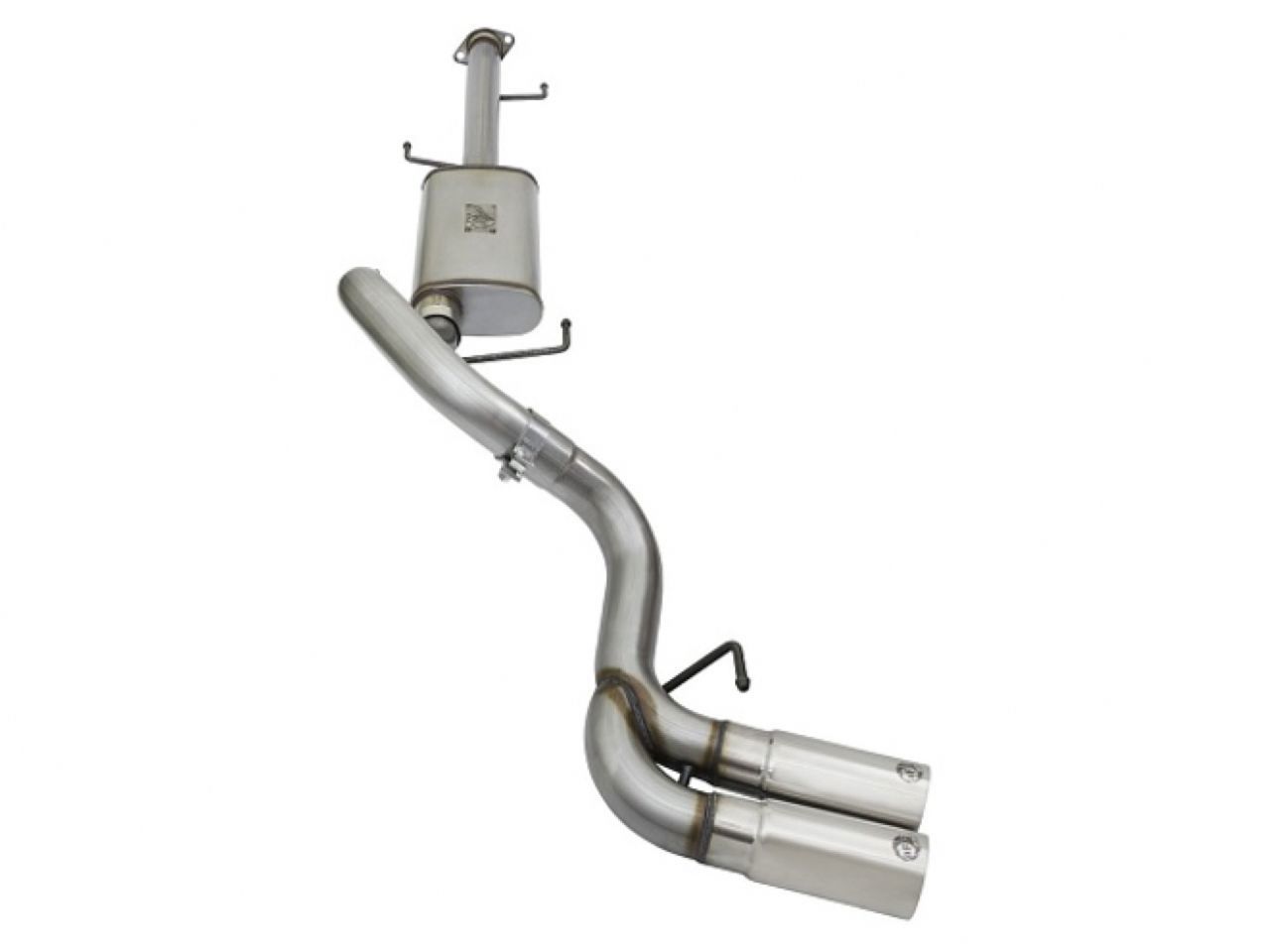 aFe Rebel Series Cat-Back Exhaust System w/ Mid-Side Exit Polished Tips