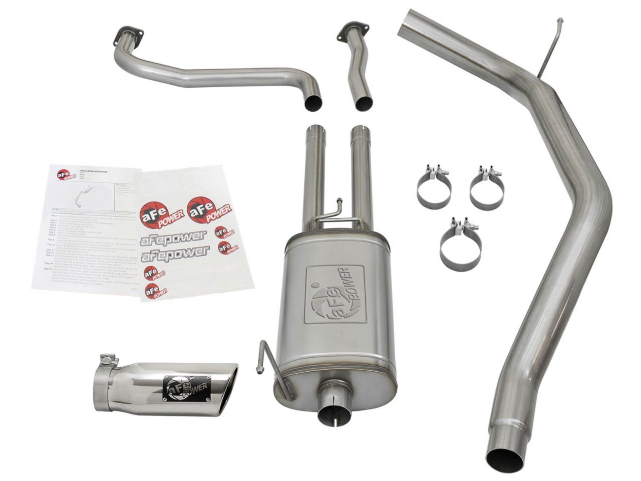 aFe MACH Force-Xp 2-1/2" into 3-1/2" 409 Stainless Steel Cat-Back Exhaust