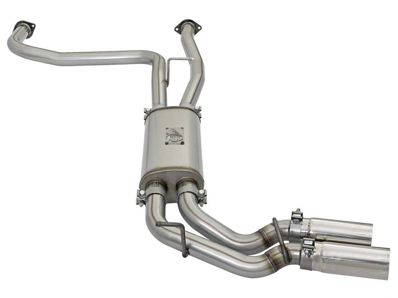 aFe Rebel Series 2-1/2" Cat-Back Exhaust System w/ Polished Tip Nissan