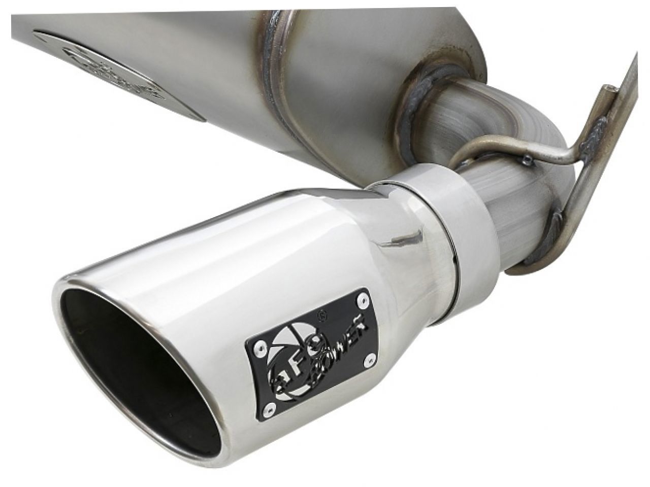 aFe Rebel Series 2.5in 409 Stainless Steel Cat-Back Exhaust System w/ Poli