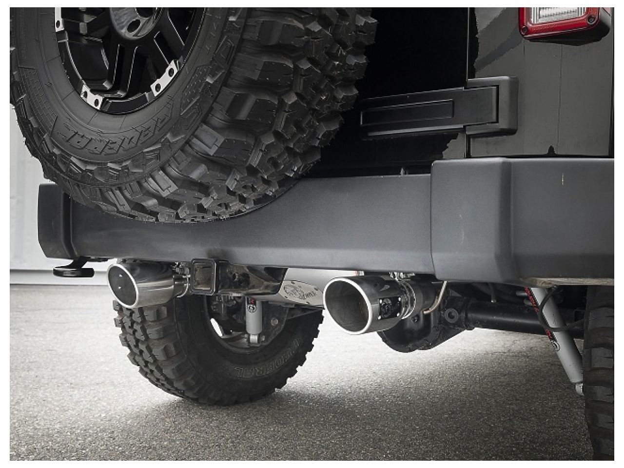 aFe Rebel Series 2.5in 409 Stainless Steel Cat-Back Exhaust System w/ Poli