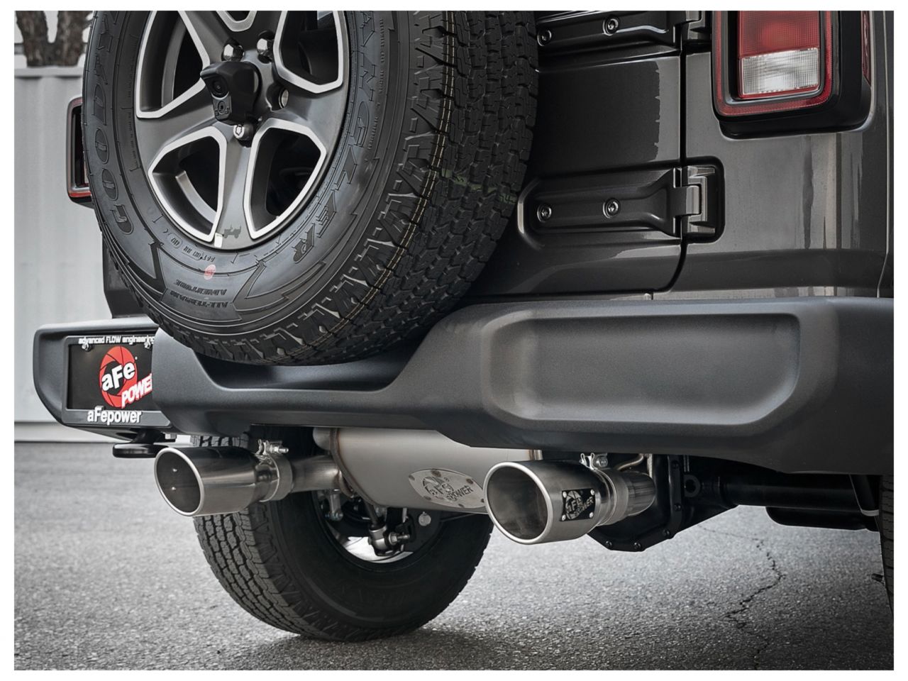 aFe Cat-Back Exhaust System, Rebel Series, 2.5in 409 Stainless Steel