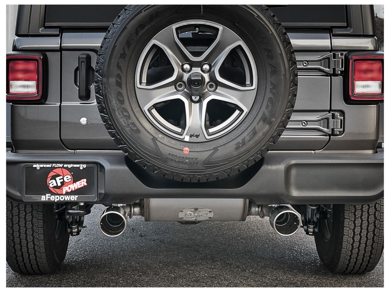 aFe Axle-Back Exhaust System, Rebel Series 2.5in, 409 Stainless Steel