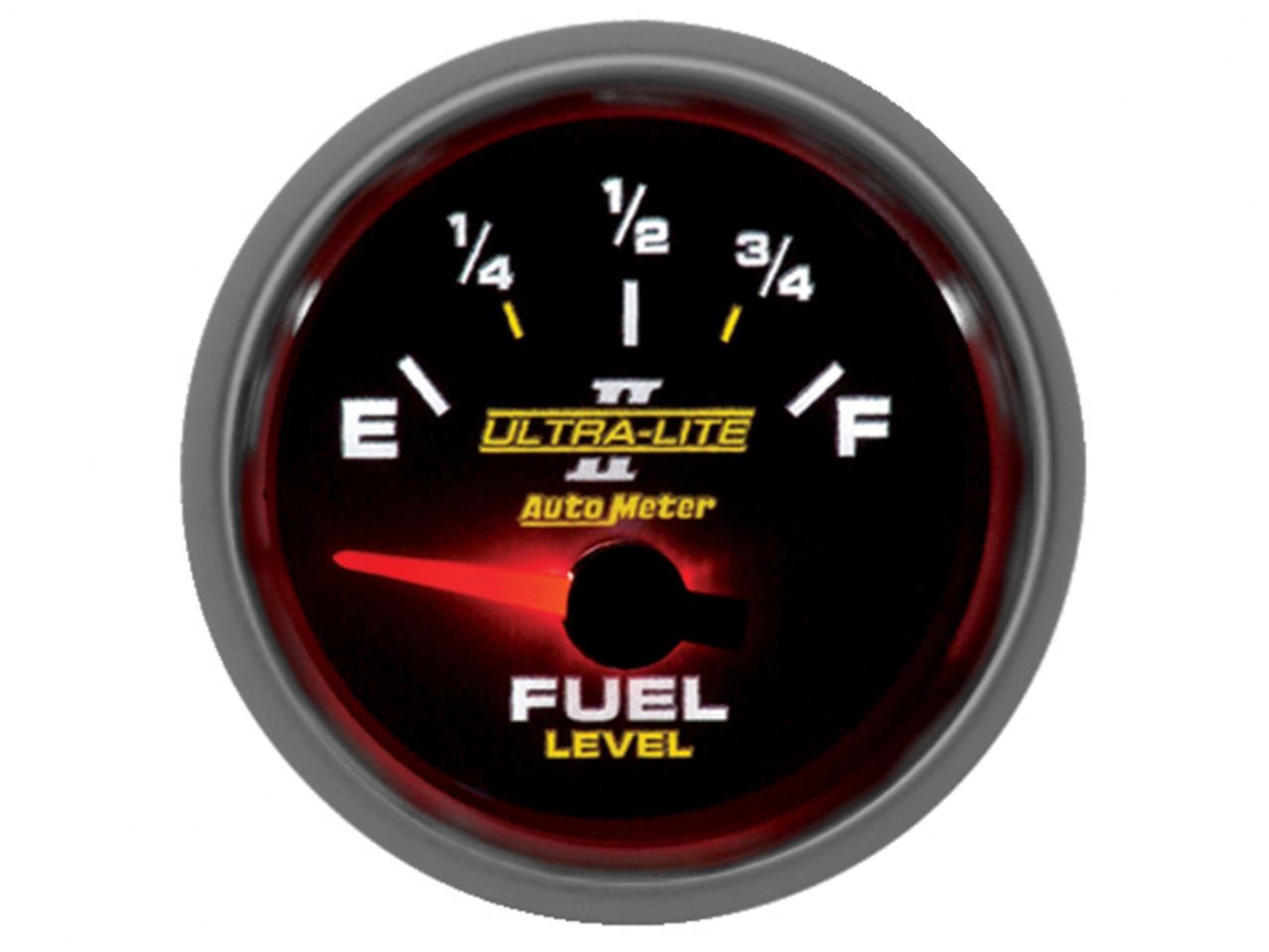 Autometer Gauge, Fuel Level, 2 1/16", 0E to 90F, Elec, Ultra-Lite II