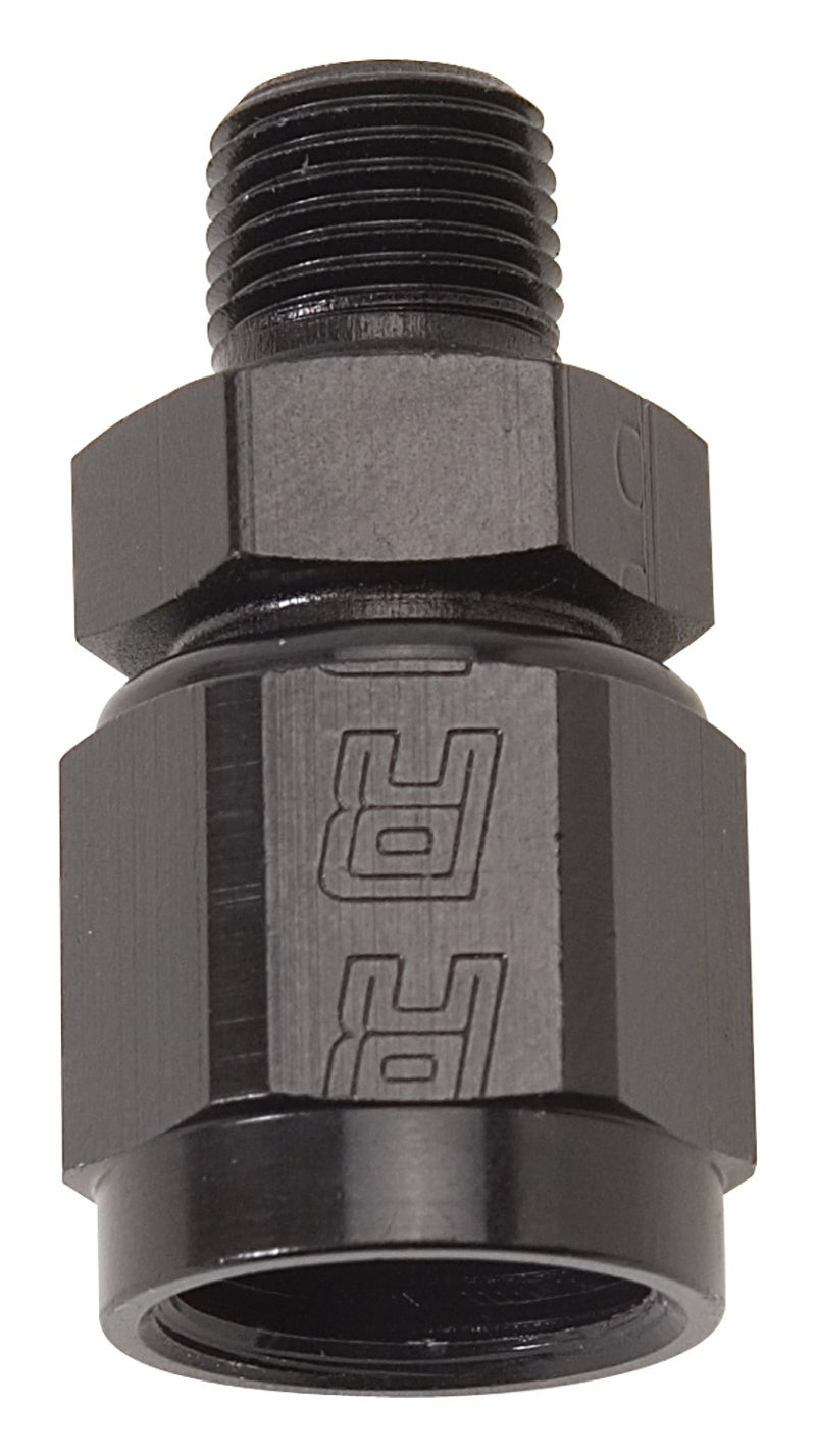 Russell -6 AN AN Female To Male NPT (Black Finish)