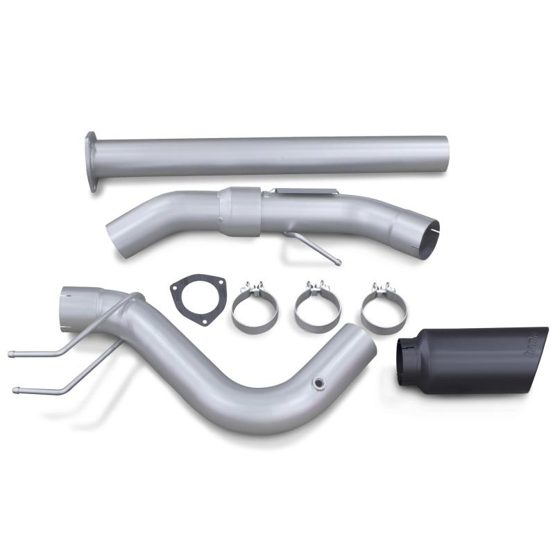 Banks Power 17-19 Ford 6.7L F250/350/450 4in Monster Exhaust System - Single Exit w/ Chrome Tip 49794 Main Image