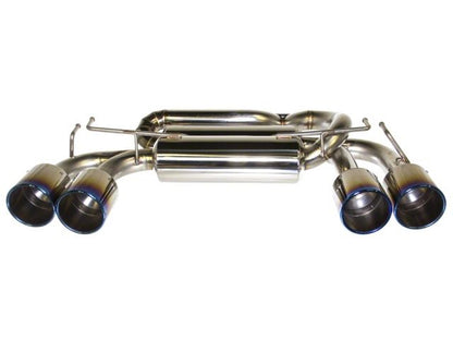 Blitz Catback Exhaust System NUR-CTi Quad with FRP Diffuser Lancer Evo 10, X