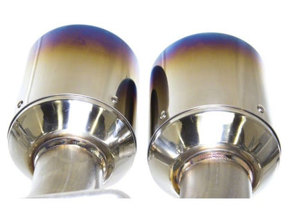 Blitz Catback Exhaust System NUR-CTi Quad with FRP Diffuser Lancer Evo 10, X