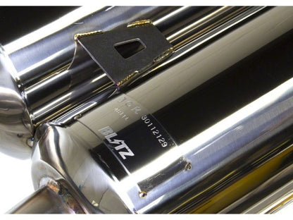 Blitz Catback Exhaust System NUR-CTi Quad with FRP Diffuser Lancer Evo 10, X