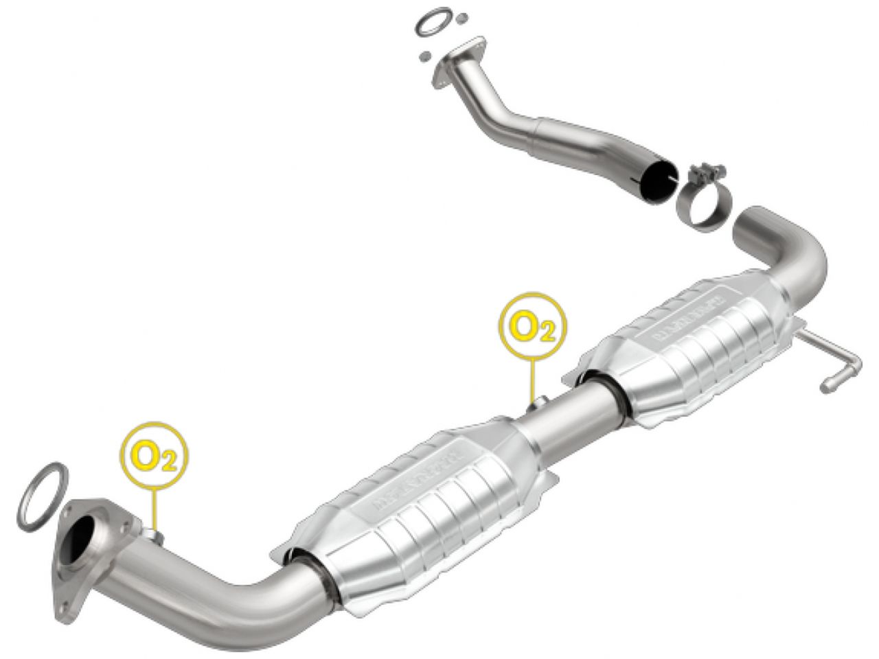 MagnaFlow Toyota OEM Grade Federal / EPA Compliant Direct-Fit Catalytic Converter