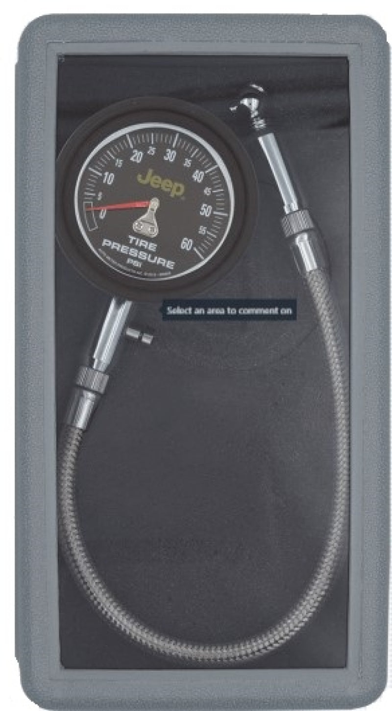 Autometer JEEP 0-60 PSI Analog Tire Pressure Gauge 880805