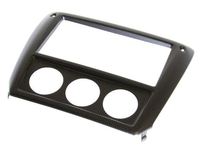 Blitz Carbon Meter Panel 52mm Meter Set White Subaru GRB