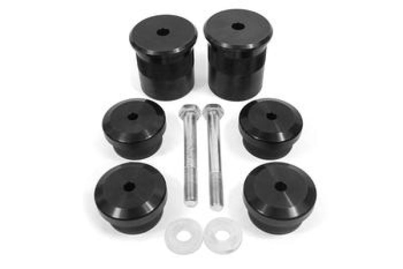 BMR 15-18 Dodge Challenger Aluminum Differential Mount Housing Bushing Kit - Black Anodized DMB112