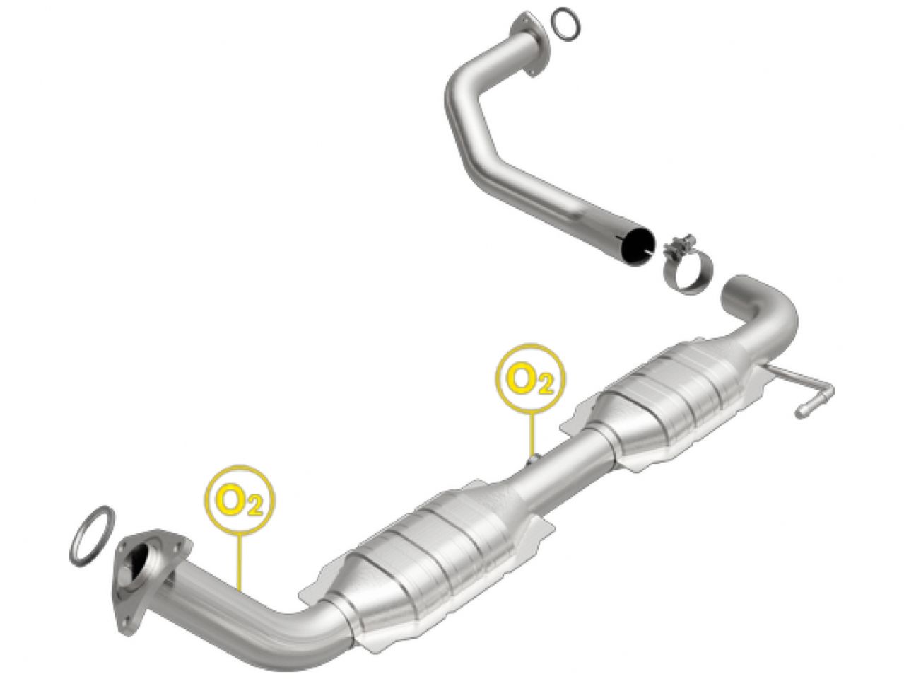 MagnaFlow Toyota Tundra OEM Grade Federal / EPA Compliant Direct-Fit Catalytic Converter