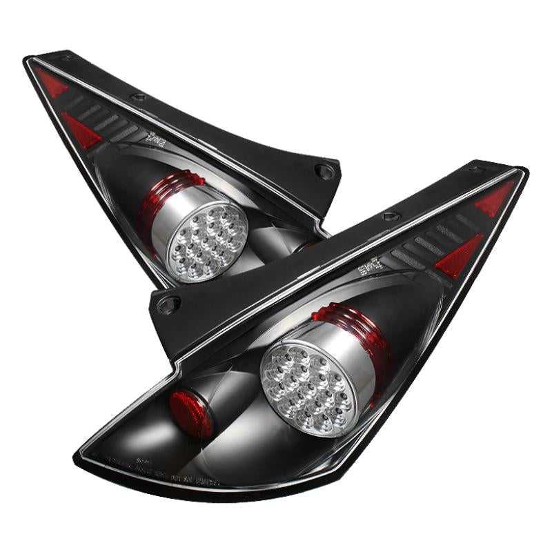 Spyder Nissan 350Z 03-05 LED Tail Lights Black ALT-YD-N350Z02-LED-BK 5006714 Main Image