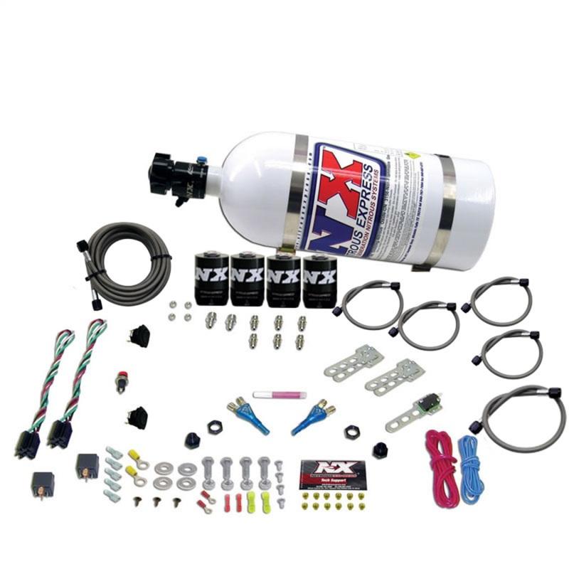 Nitrous Express Dodge EFI Dual Stage Nitrous Kit (50-150HP x 2) w/10lb Bottle 20324-10 Main Image