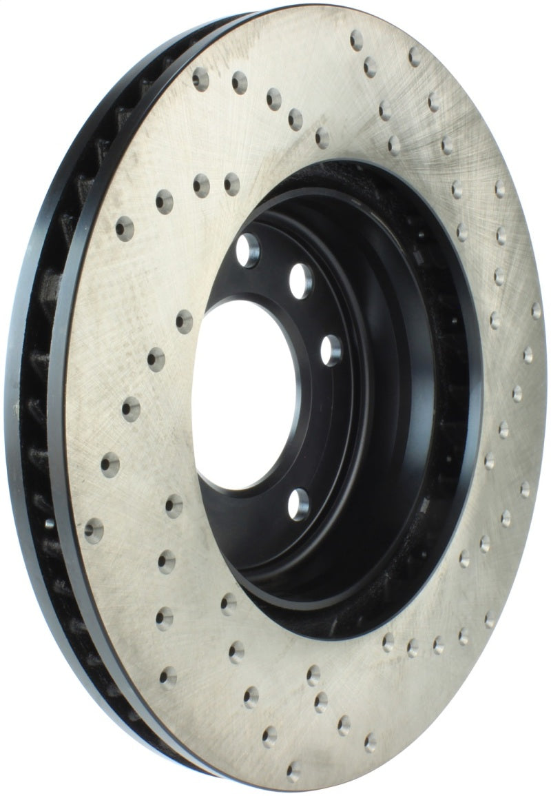 StopTech Sport Cryo Cross Drilled Brake Rotor; Front Right