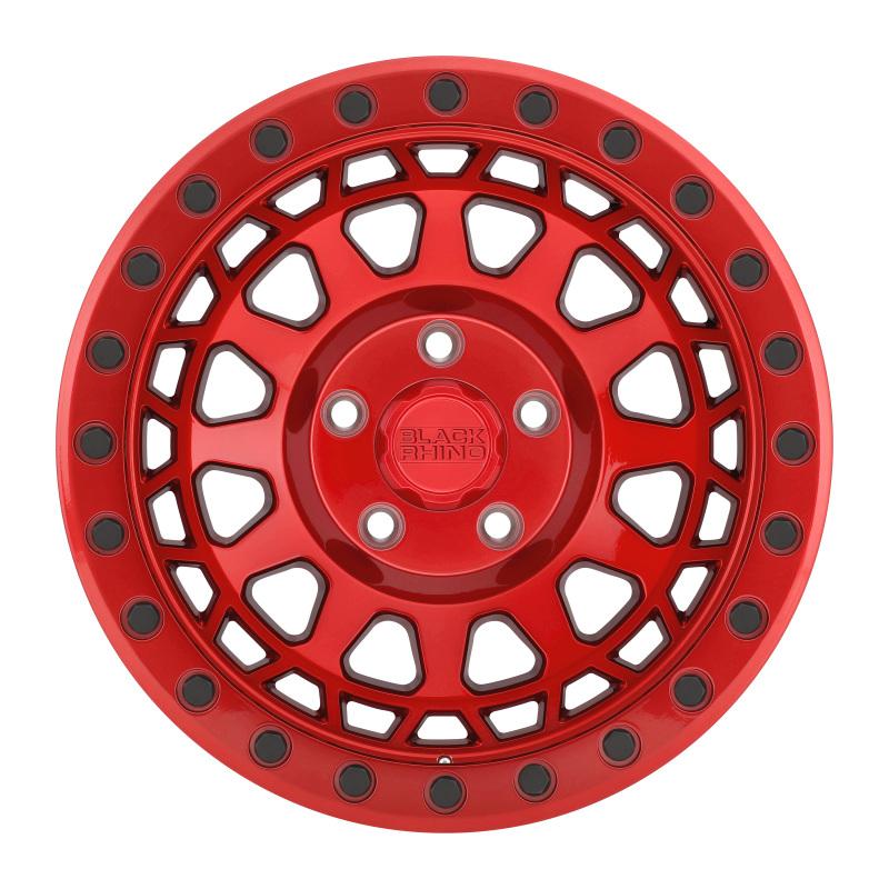 Black Rhino Primm 17x9.0 5x114.3 ET-18 CB 71.6 Candy Red w/Black Bolts Wheel 1790PRM-85114R71 Main Image