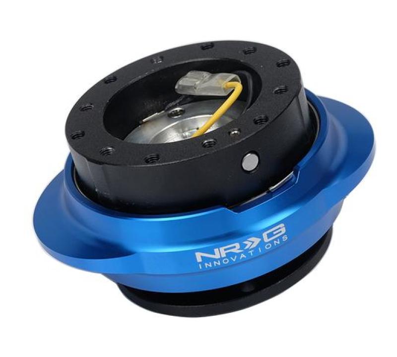 NRG Quick Release Gen 2.2 - Black Body / Shiny Blue Oval Ring SRK-220BK/BL