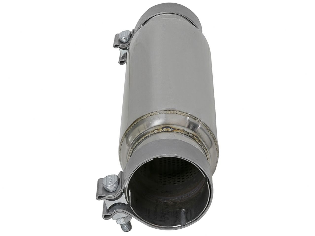 aFe Resonator - MACH Force-Xp 409 Stainless Steel 3in Inlet/Outlet x 4in