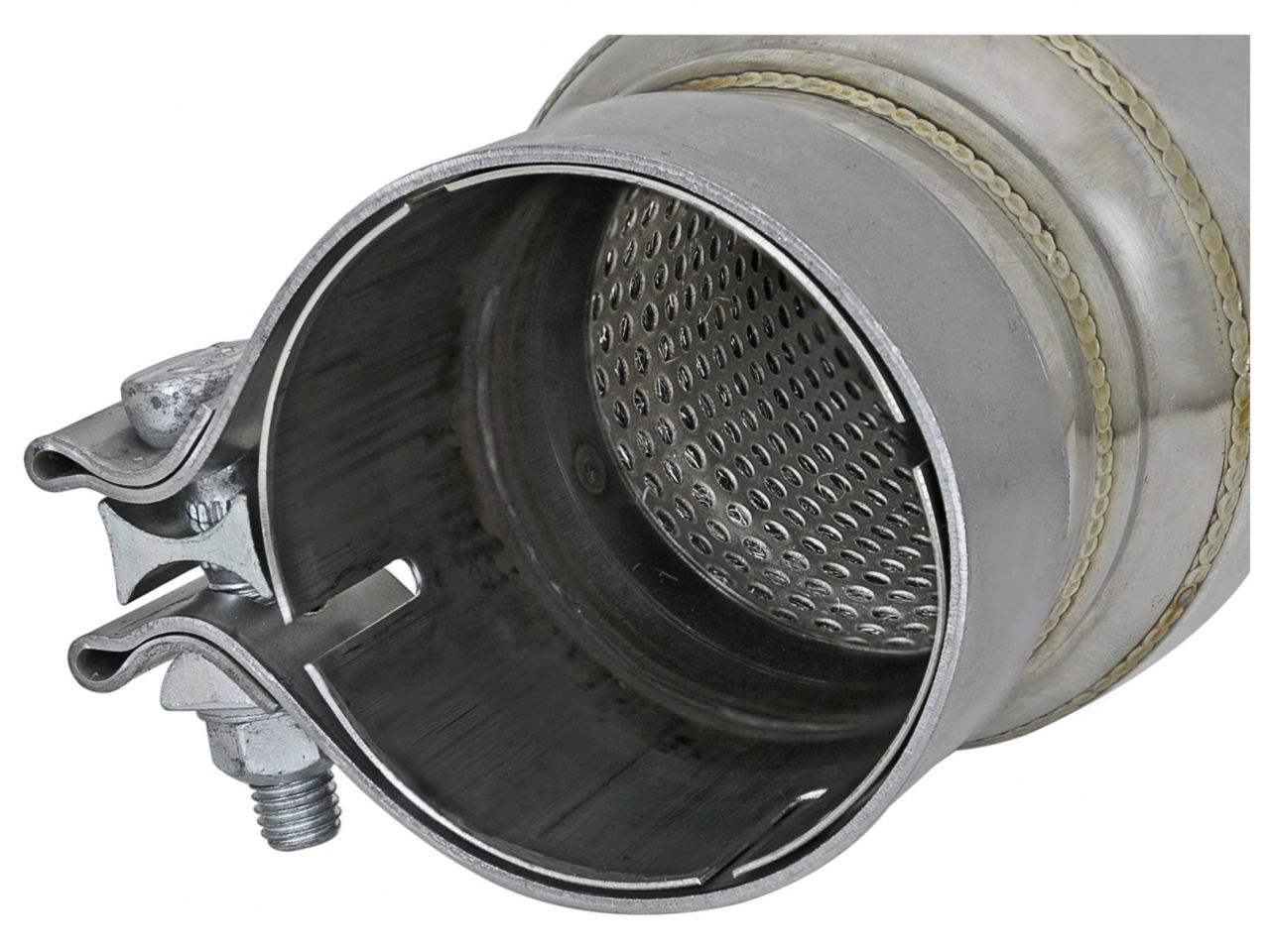 aFe Resonator - MACH Force-Xp 409 Stainless Steel 3in Inlet/Outlet x 4in