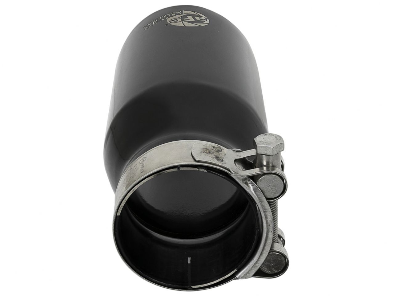 aFe Exhaust Tip Black - MACH Force-Xp 409 Stainless Steel Single-Wall