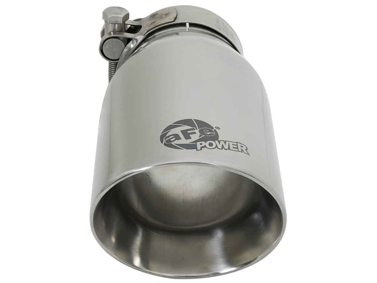 aFe Exhaust Tip Polished - MACH Force-Xp 304 Stainless Steel Single-Wall